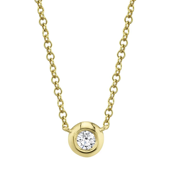 Shy Creation Diamond Bezel Necklace Peter & Co. Jewelers Avon Lake, OH