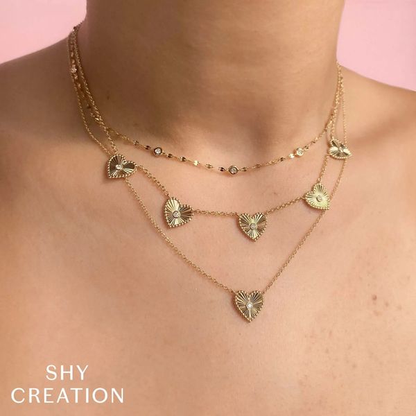 Shy Creation Diamonds By The Yard Necklace Image 3 Peter & Co. Jewelers Avon Lake, OH