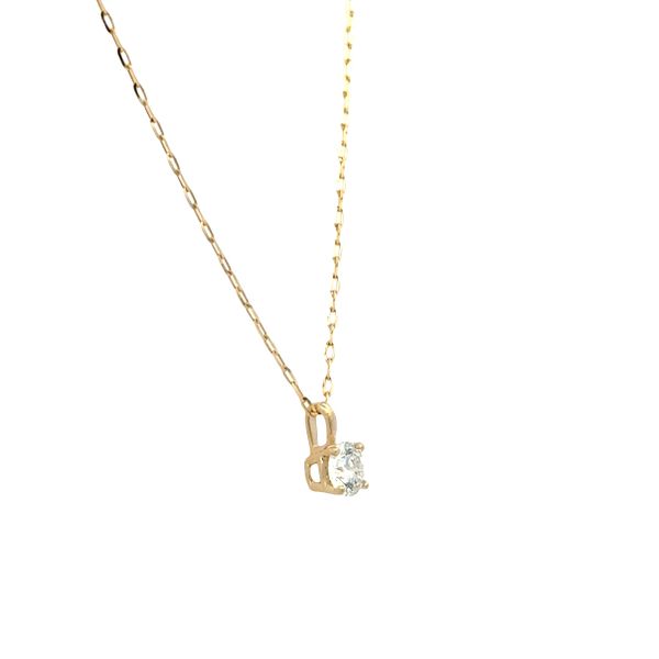 Diamond Solitaire Necklace- 0.37ct Image 2 Peter & Co. Jewelers Avon Lake, OH