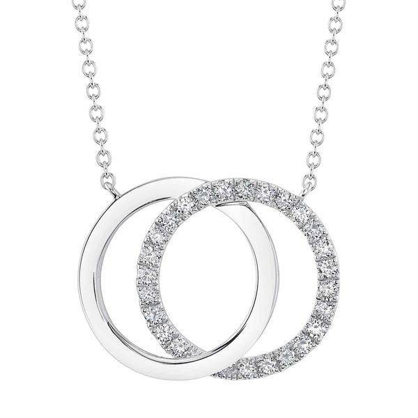 Shy Creation Diamond love Knot Circle Necklace Peter & Co. Jewelers Avon Lake, OH