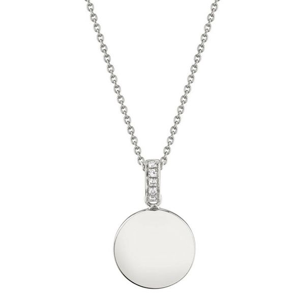 Shy Creation Diamond Disc Necklace Peter & Co. Jewelers Avon Lake, OH