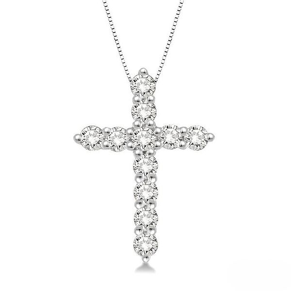 Diamond Cross Pendant Necklace, 1/2ctw Peter & Co. Jewelers Avon Lake, OH