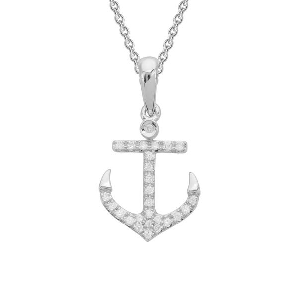 Diamond Anchor Necklace Peter & Co. Jewelers Avon Lake, OH