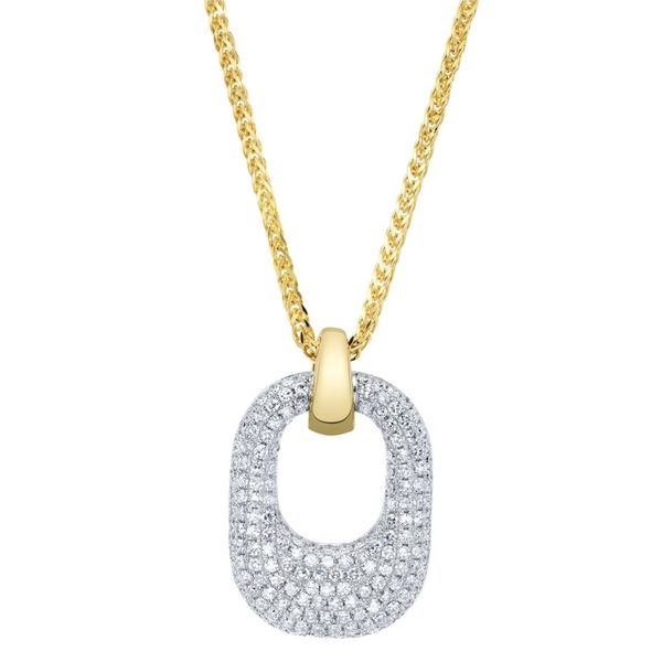 Shy Creation Diamond Pave Chopin Chain Necklace Peter & Co. Jewelers Avon Lake, OH