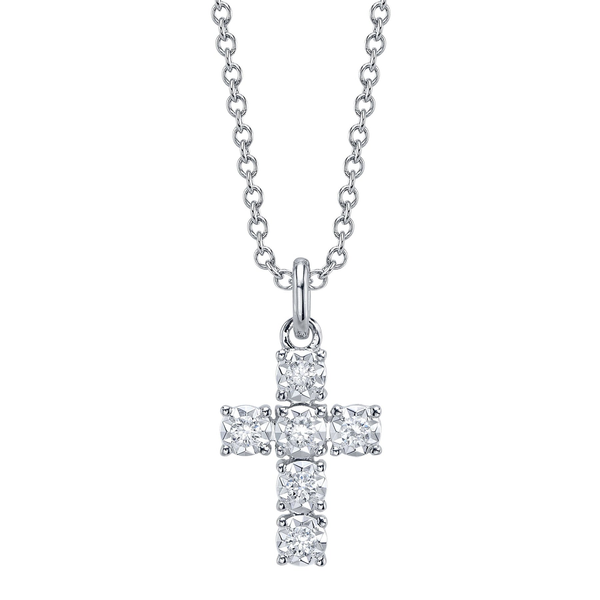 Shy Creation Diamond Cross Necklace Peter & Co. Jewelers Avon Lake, OH