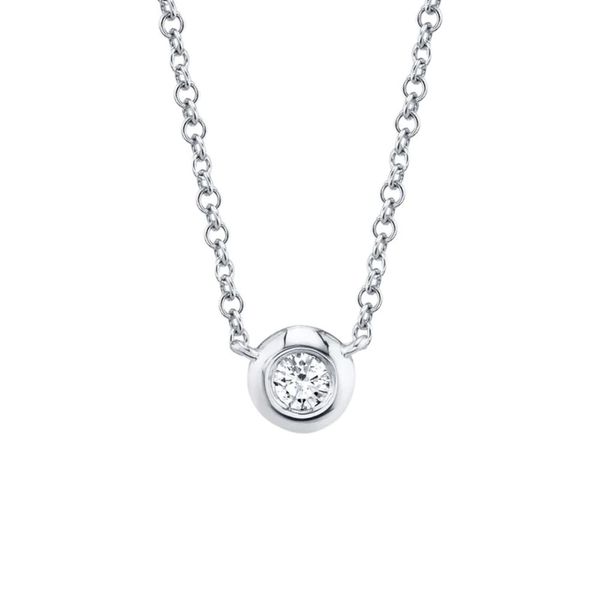 Shy Creation Diamond Bezel Necklace Peter & Co. Jewelers Avon Lake, OH