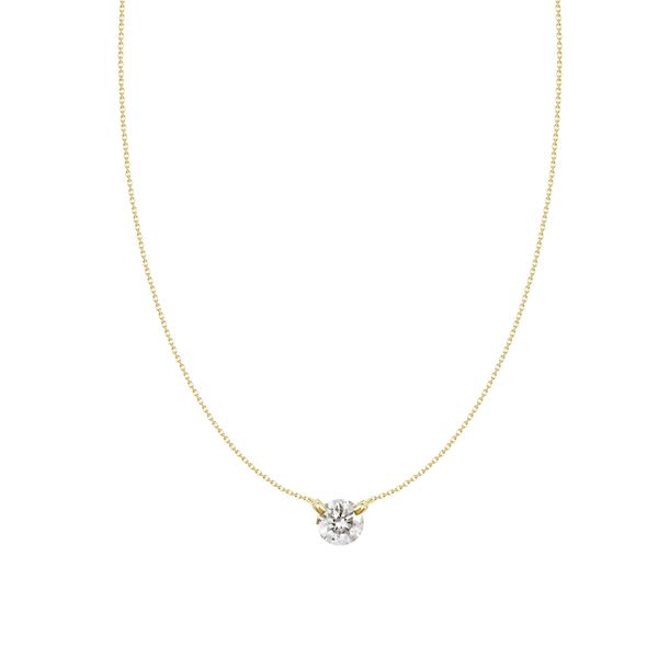 Floating Diamond Solitaire Necklace Peter & Co. Jewelers Avon Lake, OH