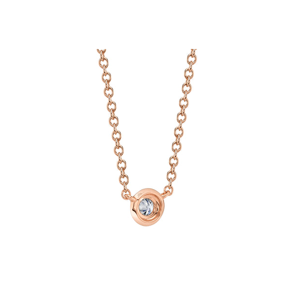 Shy Creation Diamond Bezel Necklace Image 2 Peter & Co. Jewelers Avon Lake, OH