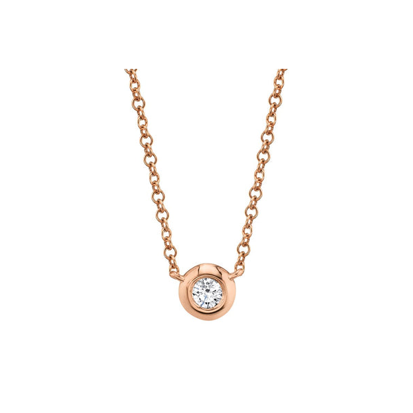 Shy Creation Diamond Bezel Necklace Peter & Co. Jewelers Avon Lake, OH