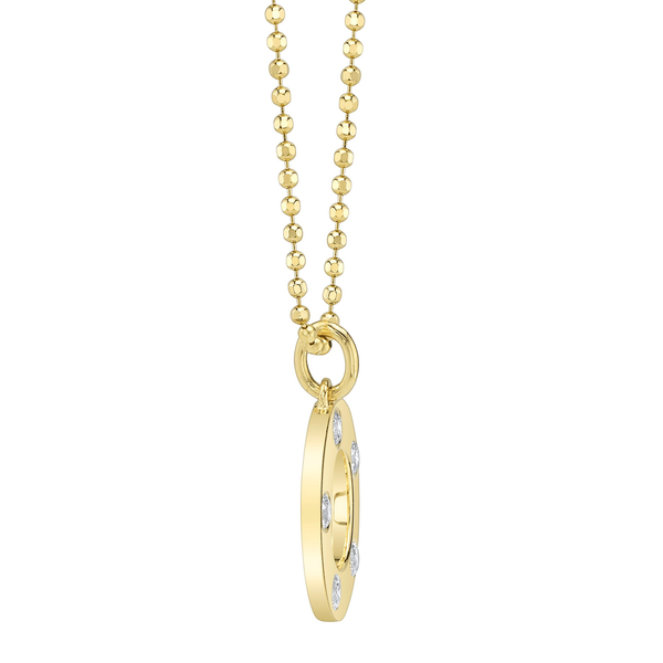 Shy Creation Diamond Circle Necklace Image 4 Peter & Co. Jewelers Avon Lake, OH