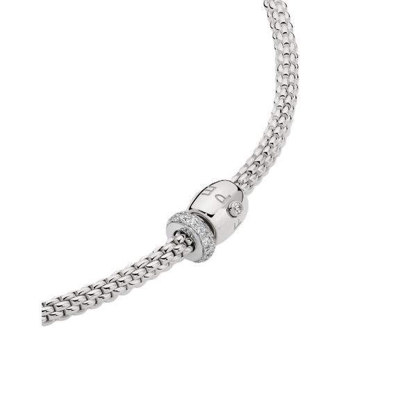 FOPE PRIMA Flex'it Necklace with Ornamental Clasp and Diamond Pavé Image 2 Peter & Co. Jewelers Avon Lake, OH