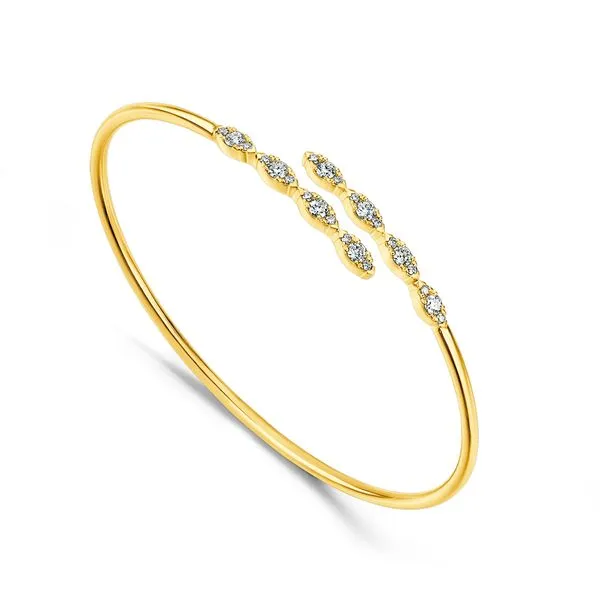 Hearts On Fire Aerial Marquis Flexi Bangle Image 2 Peter & Co. Jewelers Avon Lake, OH
