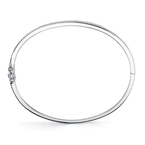 Shy Creation Diamond Pave Bangle Image 3 Peter & Co. Jewelers Avon Lake, OH