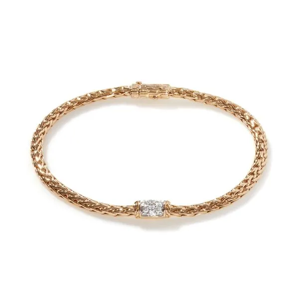 John Hardy Diamond Pave Classic Chain Bracelet Peter & Co. Jewelers Avon Lake, OH