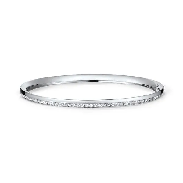Hearts On Fire Barre Pavé Bangle Image 2 Peter & Co. Jewelers Avon Lake, OH