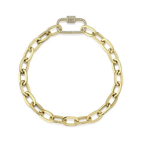 Shy Creation Diamond Paper Clip Link Bracelet Peter & Co. Jewelers Avon Lake, OH