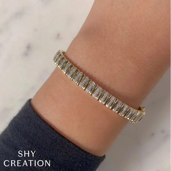 Shy Creation Diamond Bangle Image 2 Peter & Co. Jewelers Avon Lake, OH