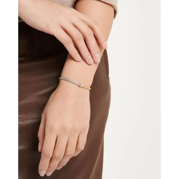 FOPE Flex'it Bicolor Prima Bracelet Image 4 Peter & Co. Jewelers Avon Lake, OH