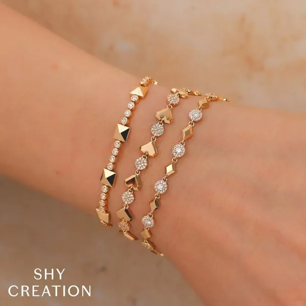 Shy Creation Diamond Geo Cut Bracelet Image 2 Peter & Co. Jewelers Avon Lake, OH