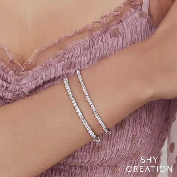 Shy Creation Diamond Bangle Image 2 Peter & Co. Jewelers Avon Lake, OH
