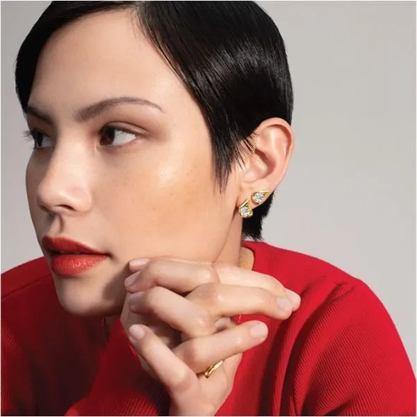 Hearts On Fire LU Droplet Studs 1ctw Image 5 Peter & Co. Jewelers Avon Lake, OH