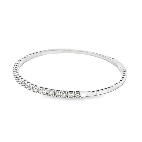 Flexible Diamond Bangle 1.5ctw Image 3 Peter & Co. Jewelers Avon Lake, OH