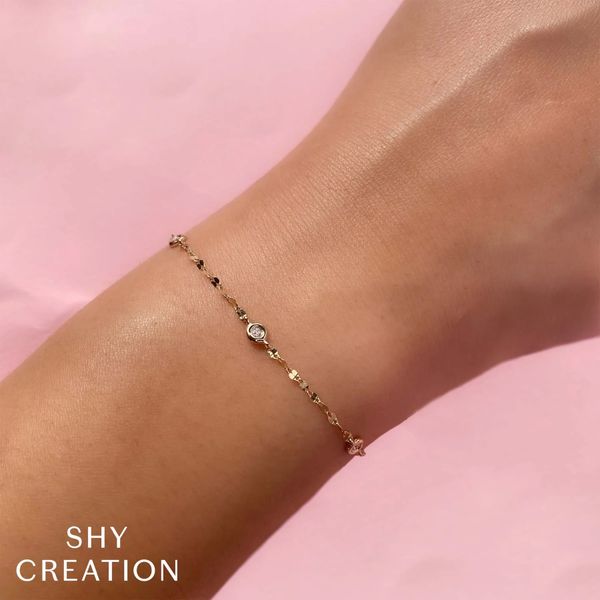 Shy Creation Diamonds By The Yard Sparkle Chain Bracelet Image 2 Peter & Co. Jewelers Avon Lake, OH