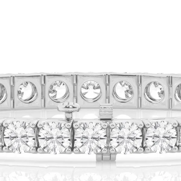 Lab Grown Diamond Tennis Bracelet, 10ctw Image 2 Peter & Co. Jewelers Avon Lake, OH
