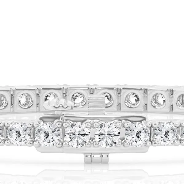 Lab Grown Diamond Tennis Bracelet, 10ctw Image 2 Peter & Co. Jewelers Avon Lake, OH