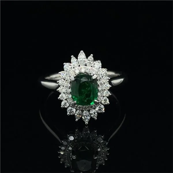 Tsavorite Garnet & Diamond Bella Grace Ring Image 2 Peter & Co. Jewelers Avon Lake, OH