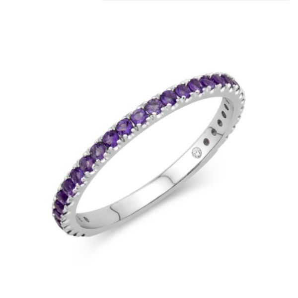 Amethyst Birthstone Stackable Band Peter & Co. Jewelers Avon Lake, OH