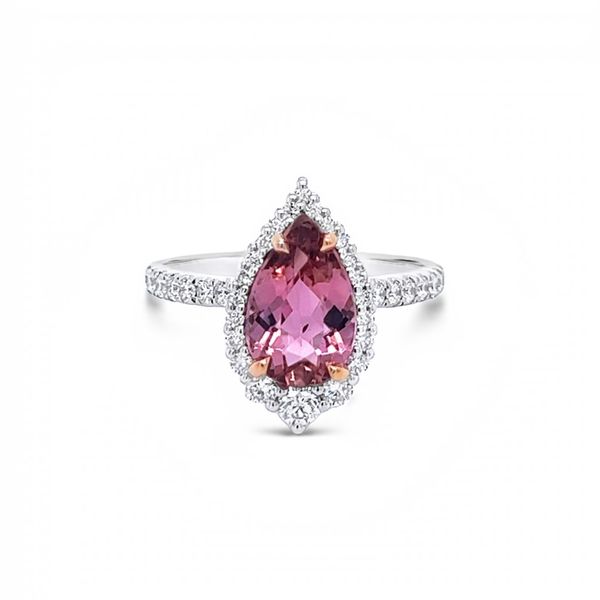 Pink Tourmaline Diamond Ring Peter & Co. Jewelers Avon Lake, OH