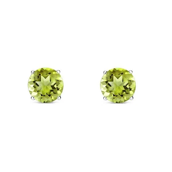 Peridot Birthstone Earrings 3mm Peter & Co. Jewelers Avon Lake, OH