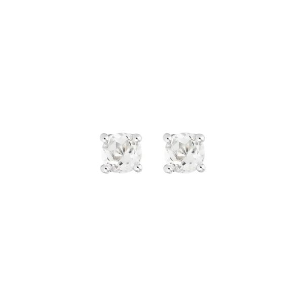 White Topaz Stud Earrings Peter & Co. Jewelers Avon Lake, OH