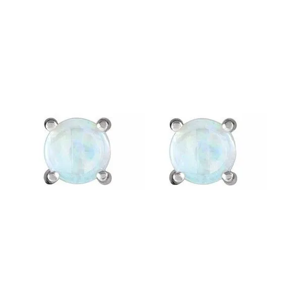 Opal Birthstone Earrings 4mm Peter & Co. Jewelers Avon Lake, OH