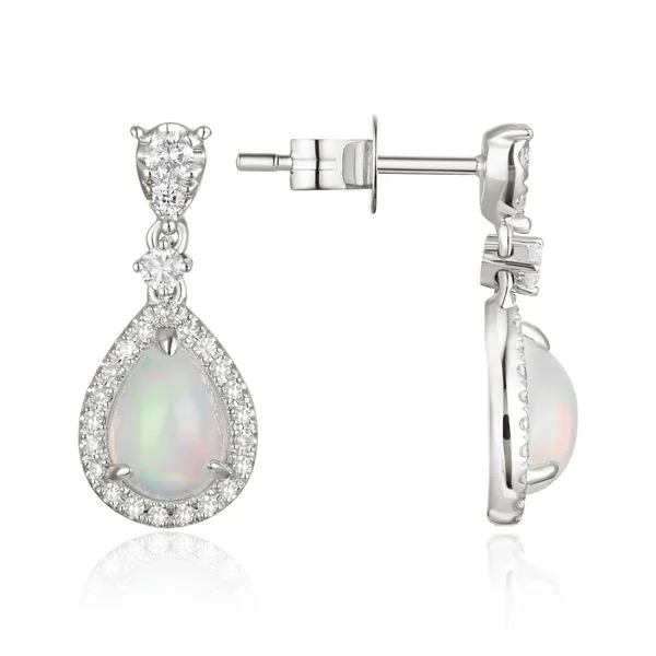 Opal Teardrop Earrings Peter & Co. Jewelers Avon Lake, OH