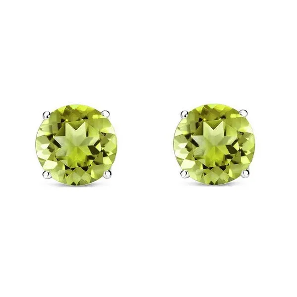 Peridot Birthstone Earrings 4mm Peter & Co. Jewelers Avon Lake, OH