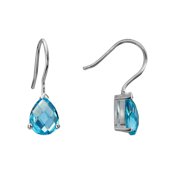 Swiss Blue Topaz Drop Earrings Peter & Co. Jewelers Avon Lake, OH