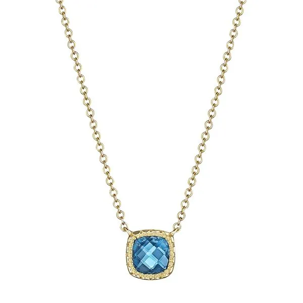 Tacori Petite Cushion Gem Necklace Peter & Co. Jewelers Avon Lake, OH