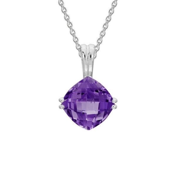 Cushion Amethyst Necklace Peter & Co. Jewelers Avon Lake, OH