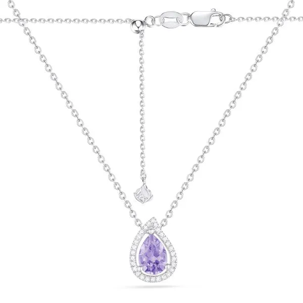 Tanzanite Diamond Teardrop Necklace Peter & Co. Jewelers Avon Lake, OH