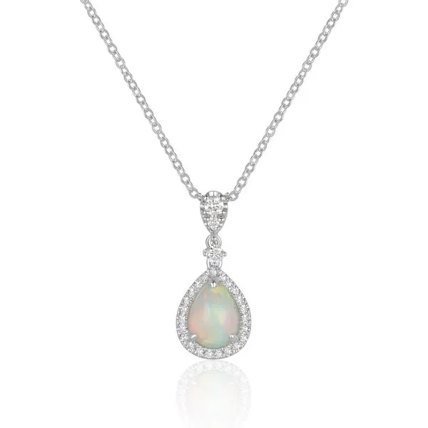 Opal Teardrop Necklace Peter & Co. Jewelers Avon Lake, OH
