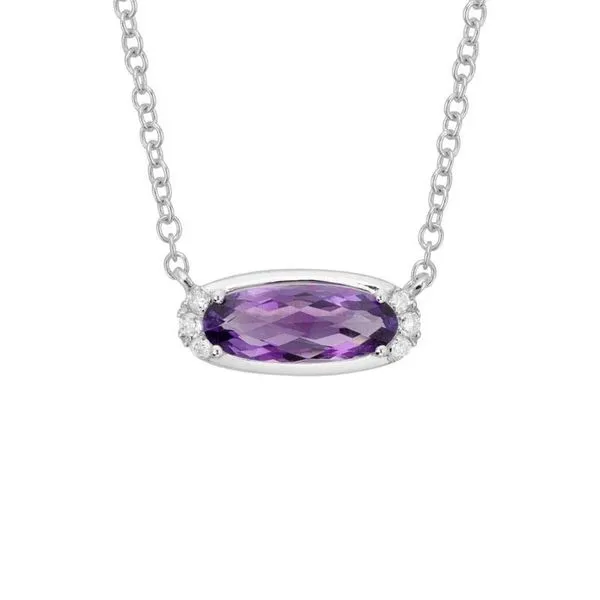 Amethyst & Diamond Necklace Peter & Co. Jewelers Avon Lake, OH