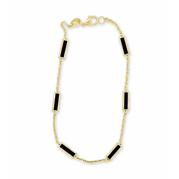 Black Onyx Station Bracelet Peter & Co. Jewelers Avon Lake, OH