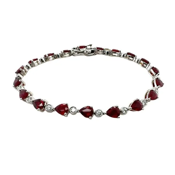 Burma Ruby & Diamond Bracelet Peter & Co. Jewelers Avon Lake, OH