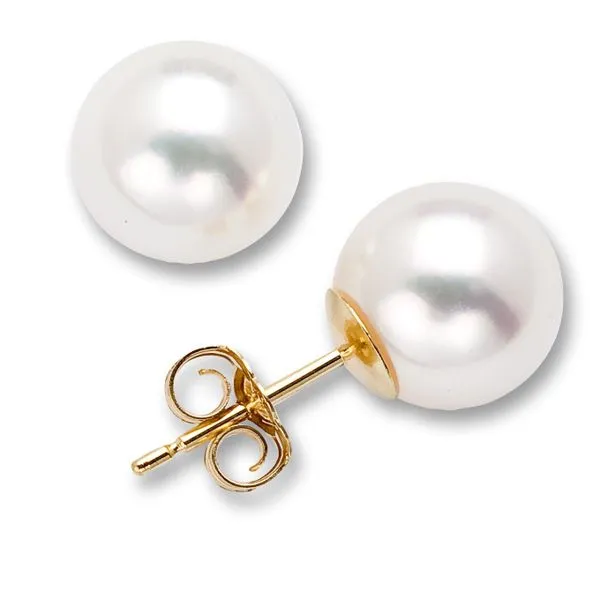 Akoya Cultured Pearl Studs Peter & Co. Jewelers Avon Lake, OH