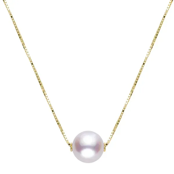 Akoya Pearl Solitaire Necklace Peter & Co. Jewelers Avon Lake, OH