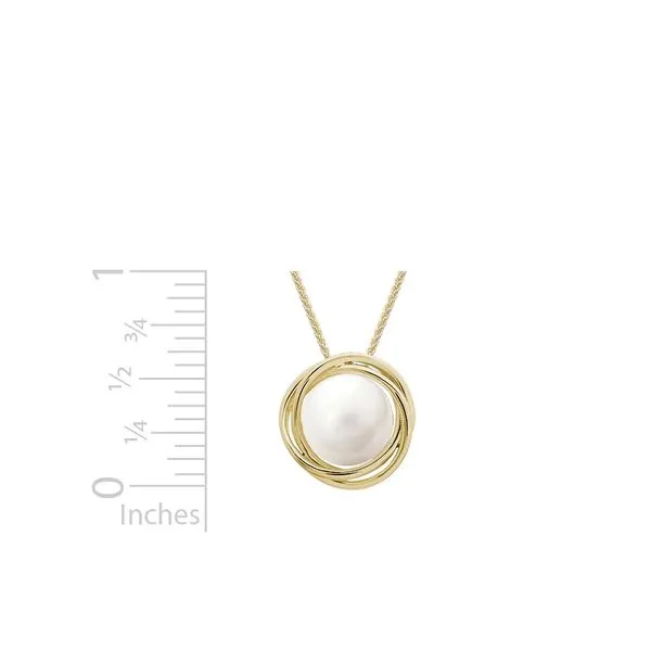 Pearl Knot Necklace Image 2 Peter & Co. Jewelers Avon Lake, OH