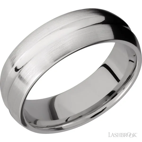 7mm Domed With Concave Center Band Peter & Co. Jewelers Avon Lake, OH