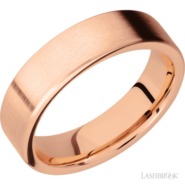 6mm Flat Rose Gold Band Peter & Co. Jewelers Avon Lake, OH